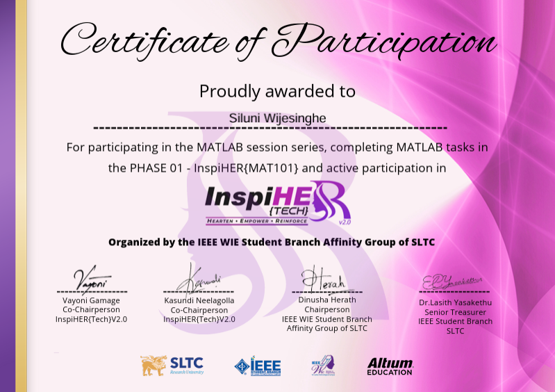 InspiHer-Tech V2.0 certificate